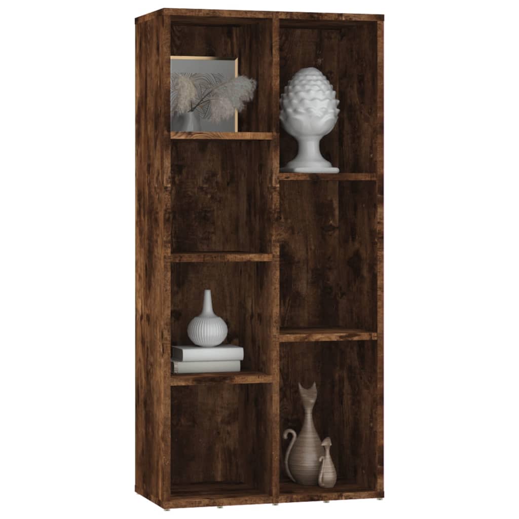 Book Cabinet Smoked Oak 50x25x106 cm